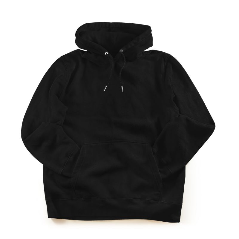 Black Basic Hoodie Unisex Hooded Sweatshirt