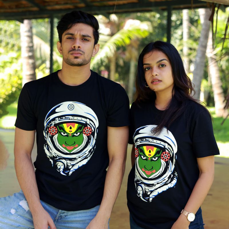 Astro Kathakali T-Shirt for Women - Mydesignation