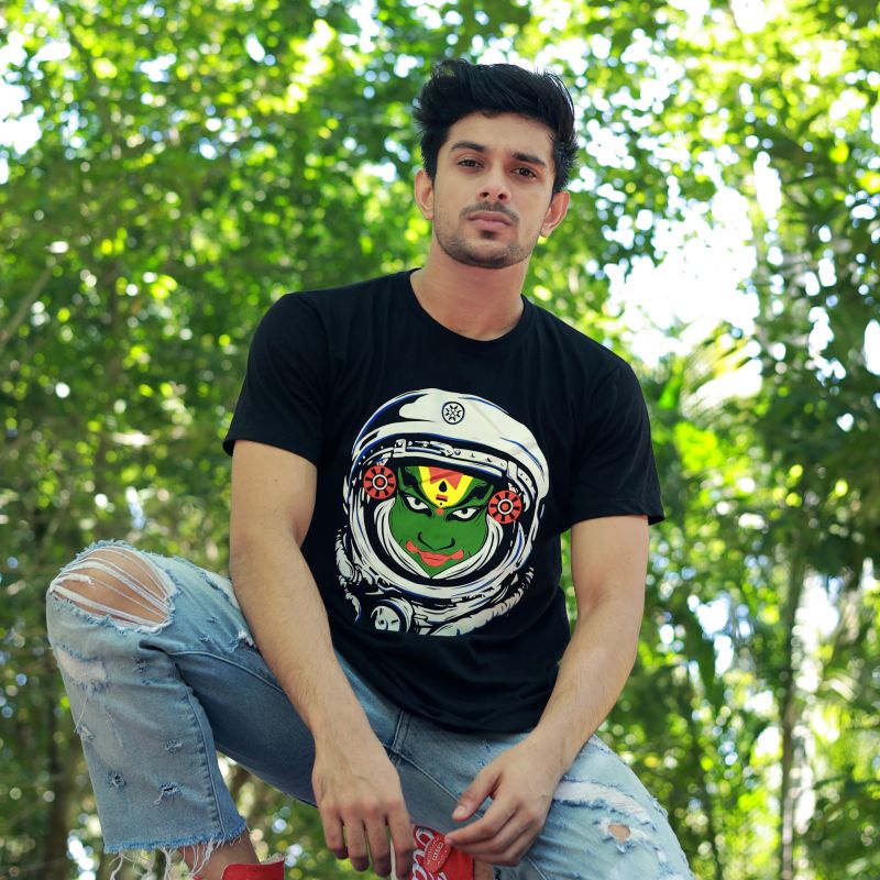 Astro Kathakali Print T Shirt for Male