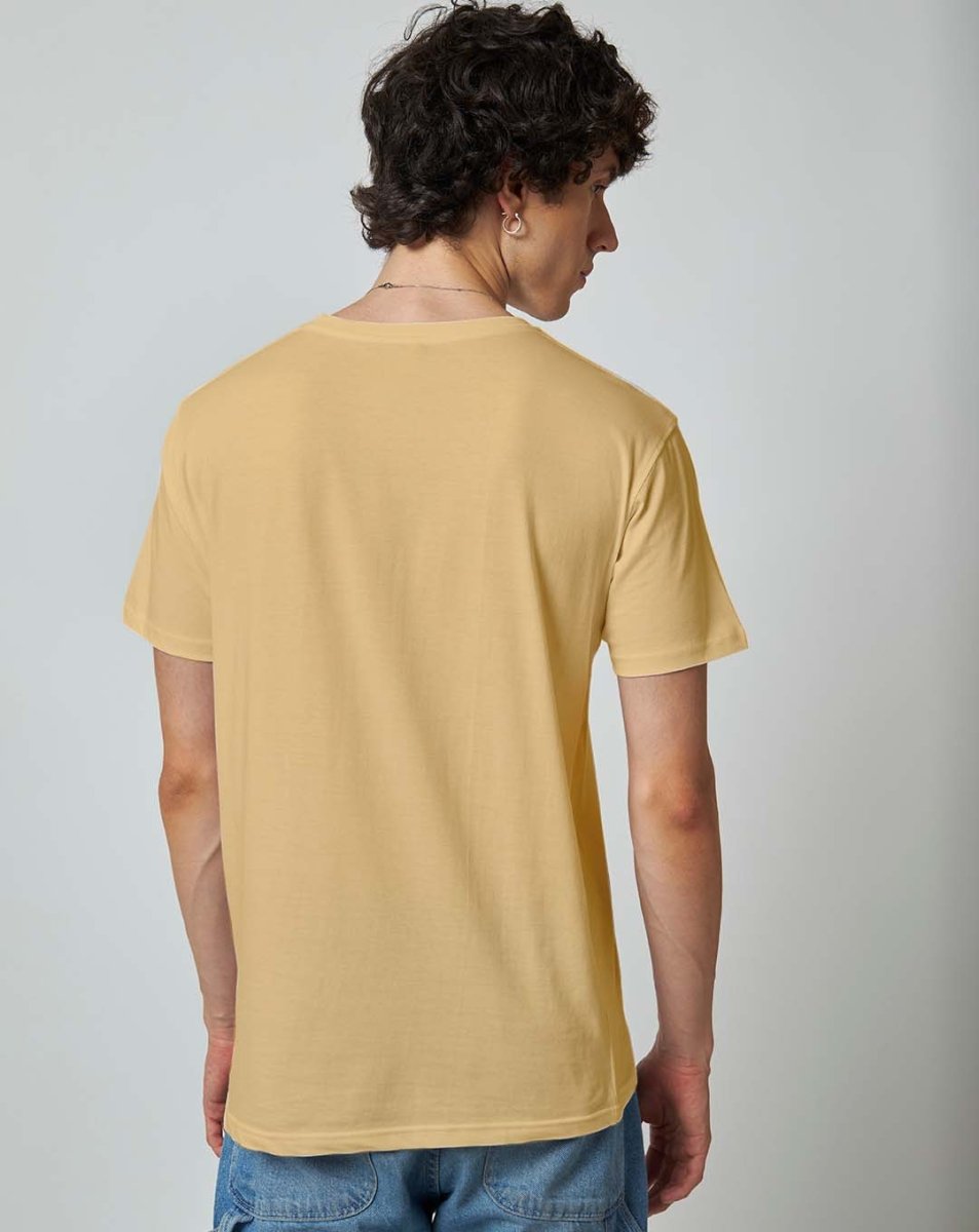 Baby Beige Plain T-Shirt - Unisex Comfort Fit - Mydesignation