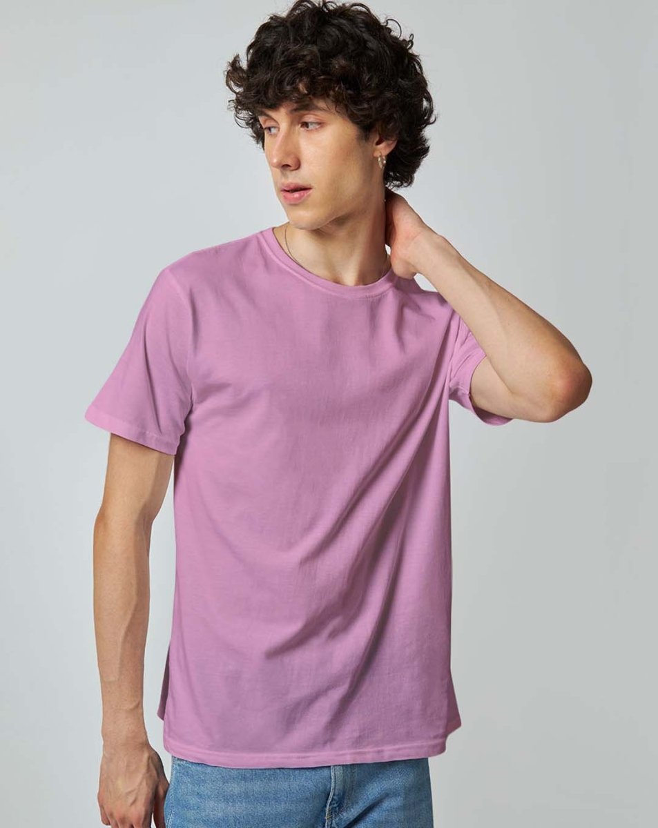 Baby Pink Plain Tshirt - Unisex Comfort Fit - Mydesignation