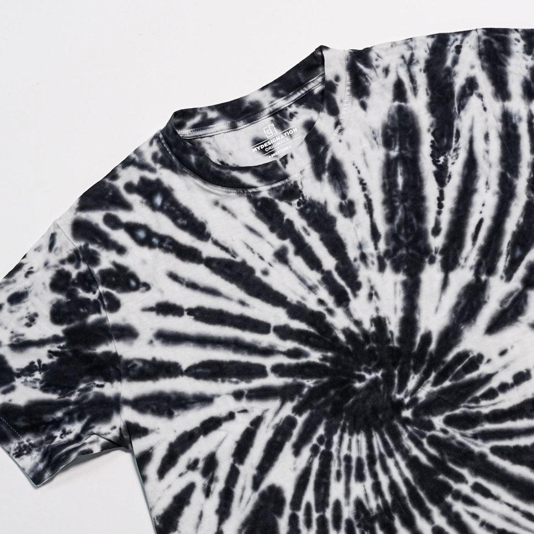 Black Tie-dye Trendy T-Shirts for Mens