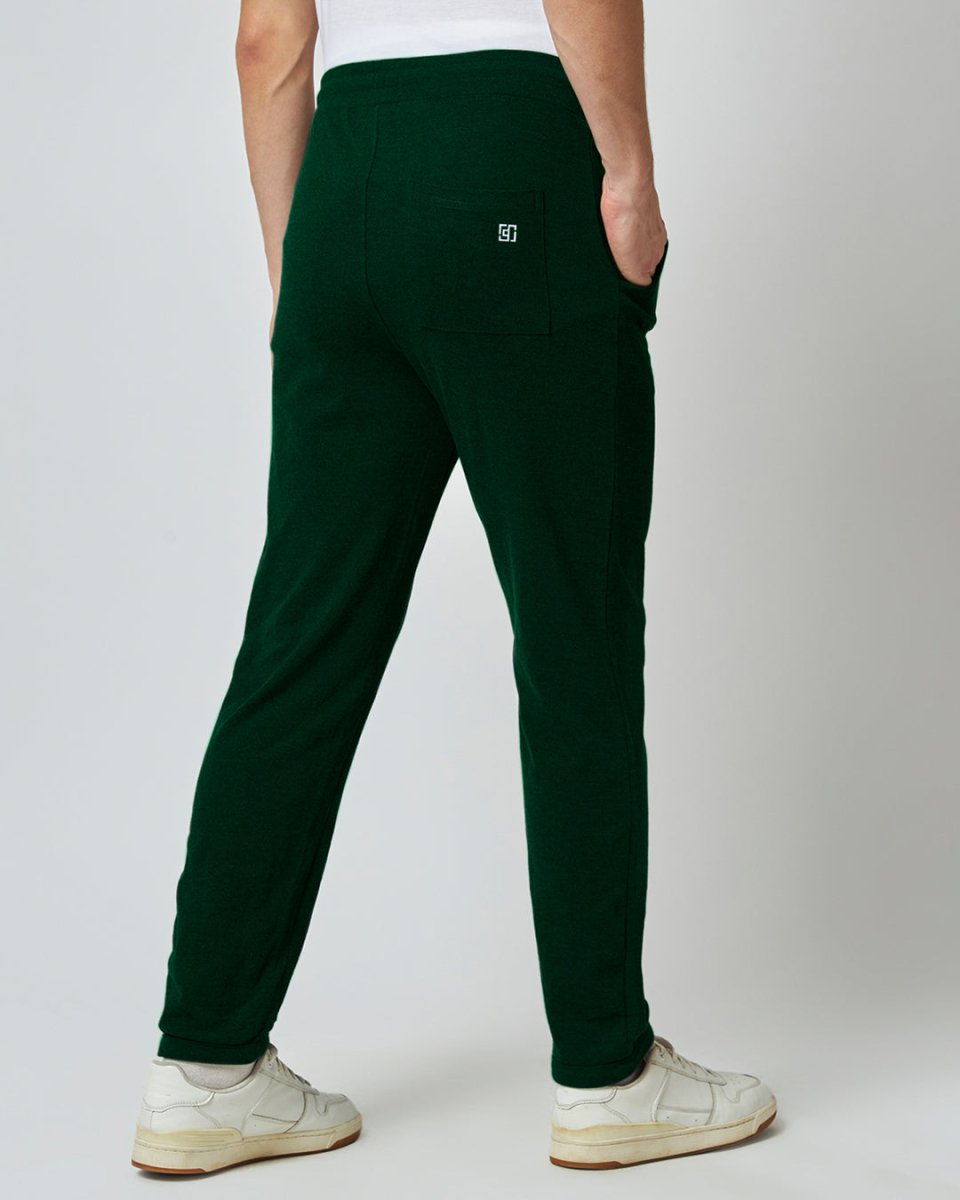 Bottle Green Everyday Pants - Premium Cotton - Mydesignation