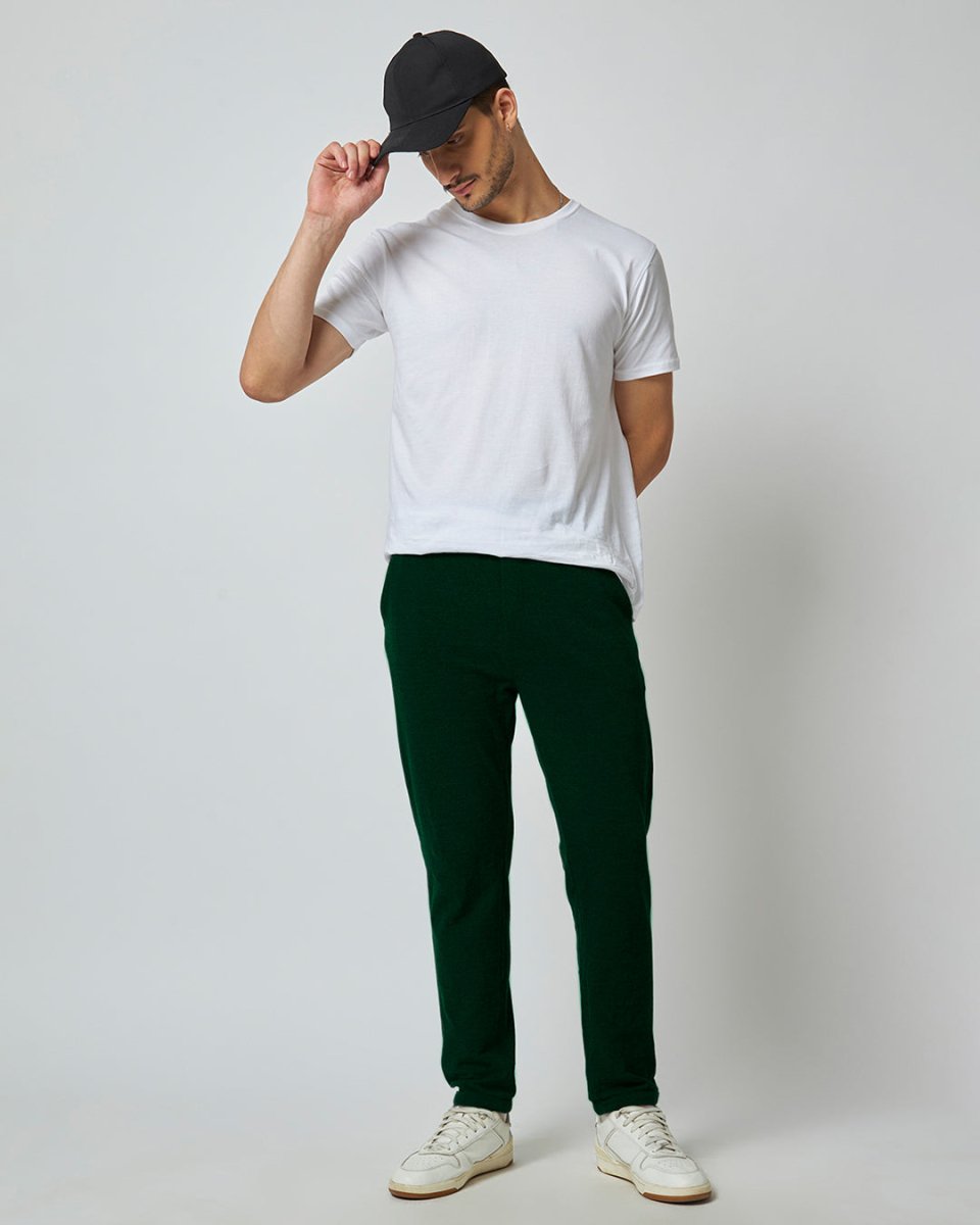 Bottle Green Everyday Pants - Premium Cotton - Mydesignation