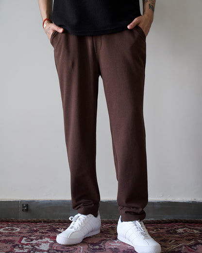 Coffee Brown Everyday Pants - Premium Cotton