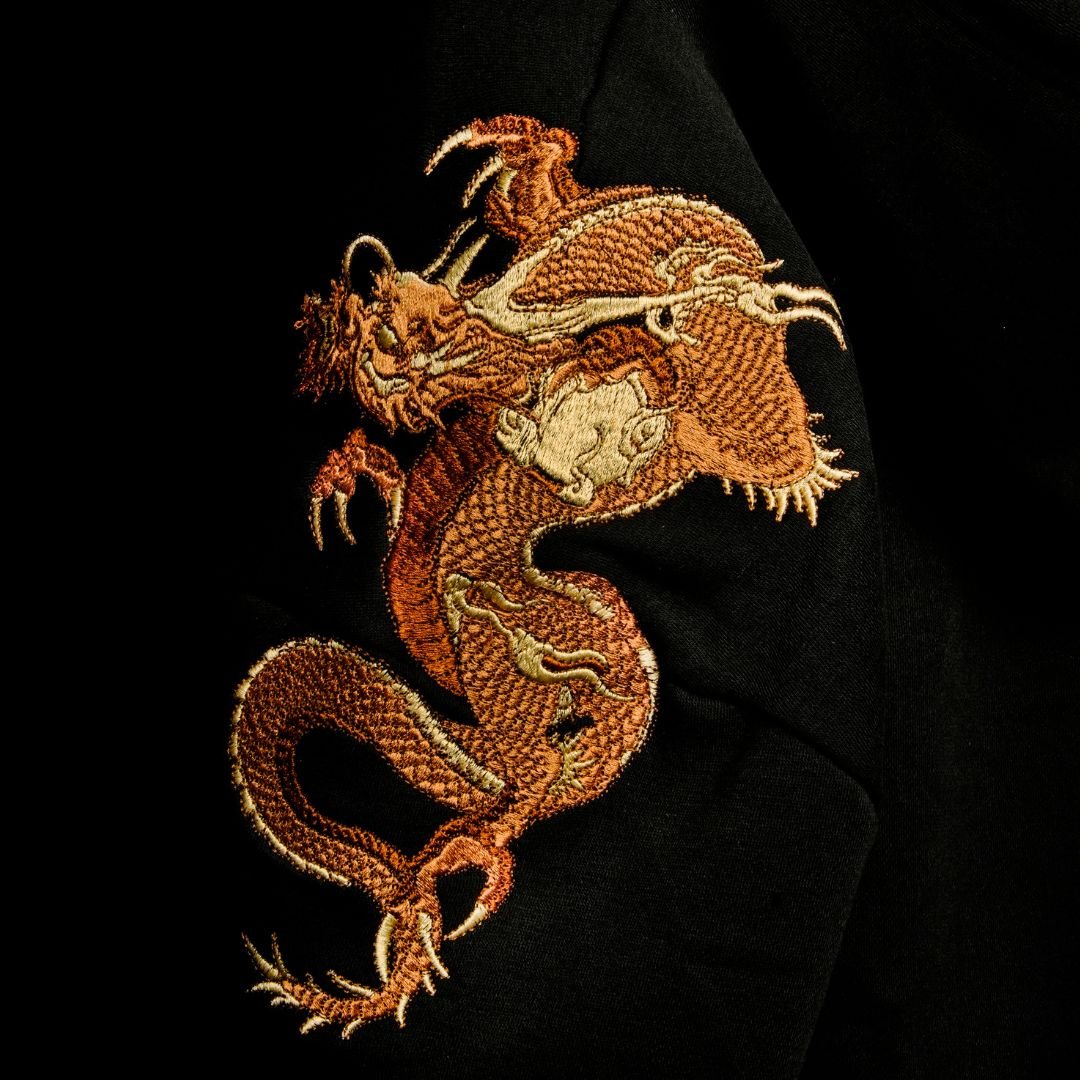 Dragon Hoodie Luxury Embroidered for Men Mydesignation