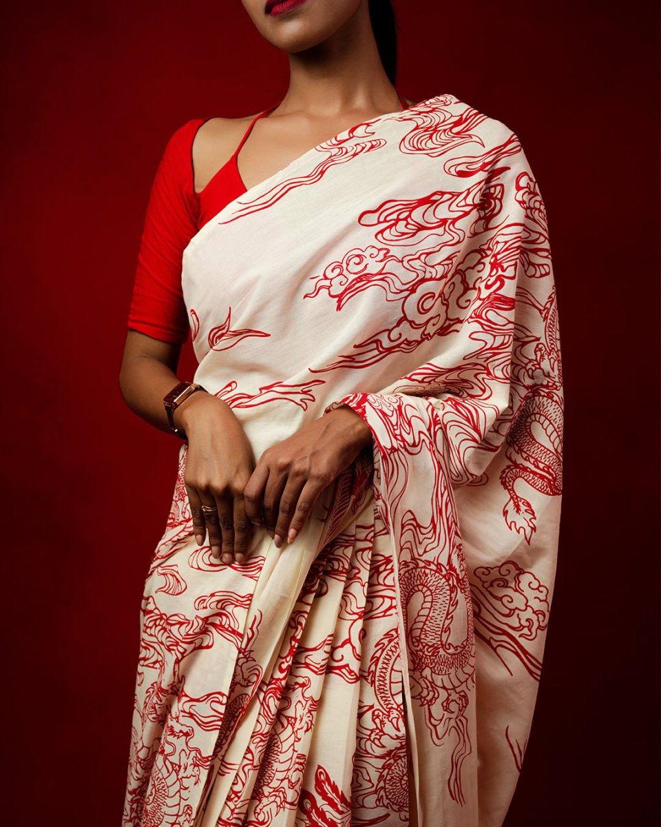 Dragon Saree - Mydesignation