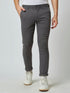 Straight Fit Grey Chino Pants for Men