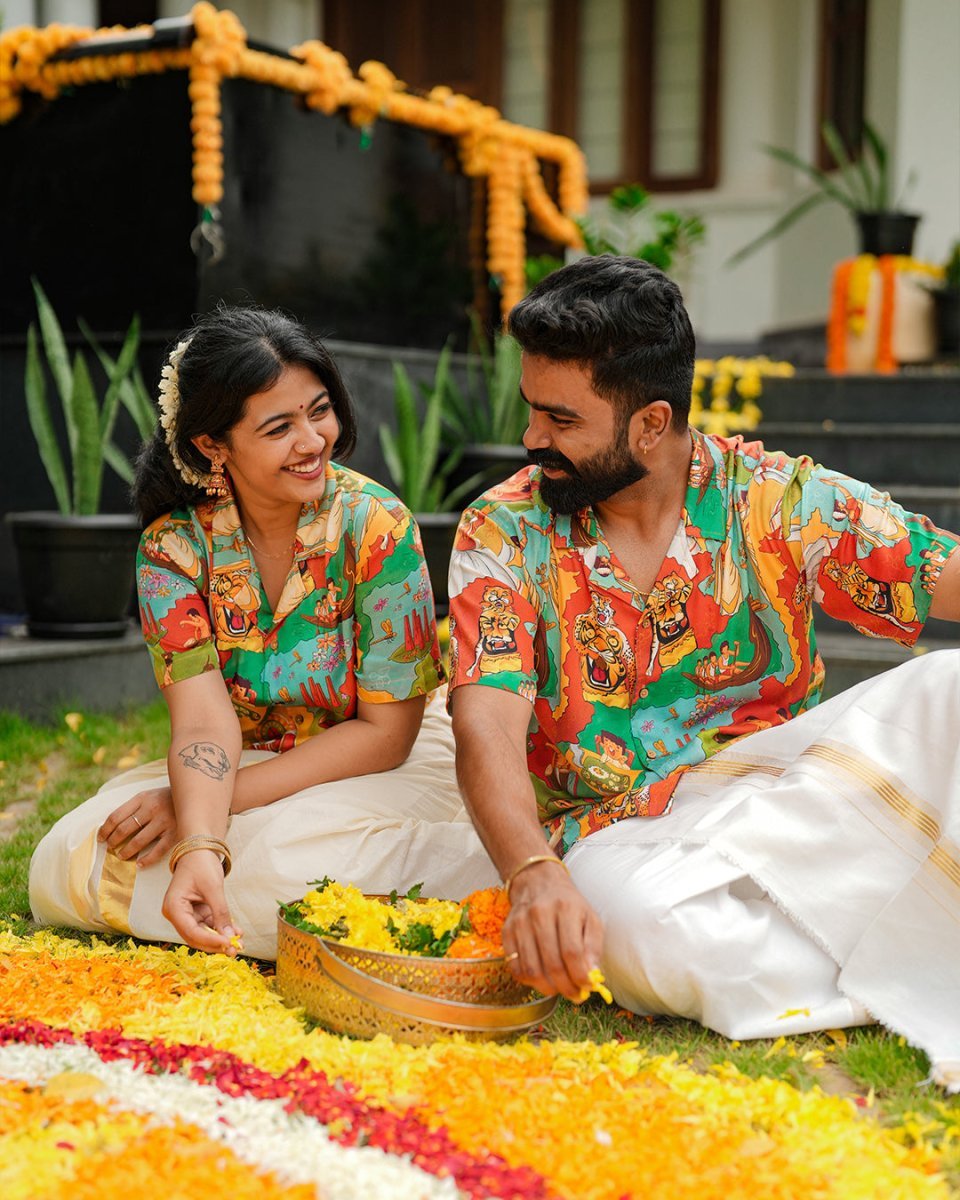 Kerala Shirt Couple (Pack of 2) - Mydesignation