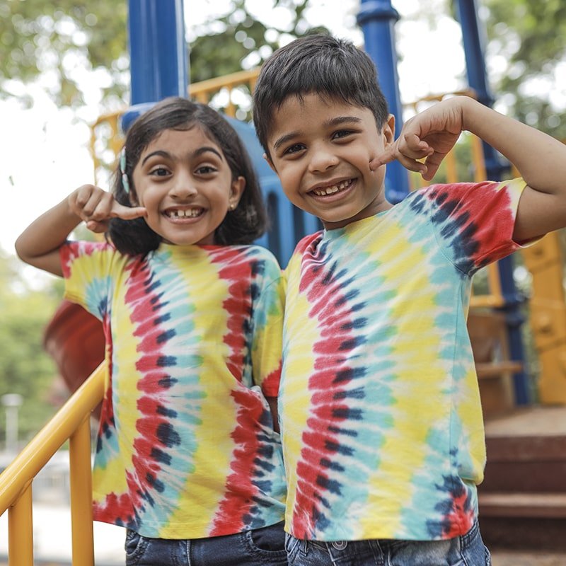 Kids Rainbow Tshirt - Tiedye - Mydesignation