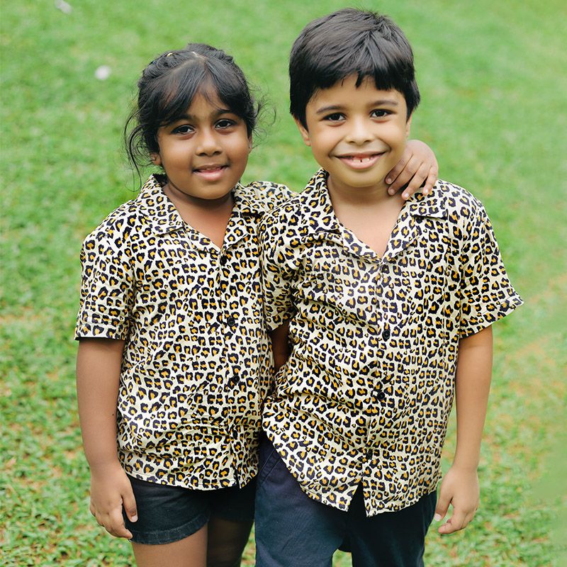 Leopard Kids Shirt (Brother &amp; Sister)