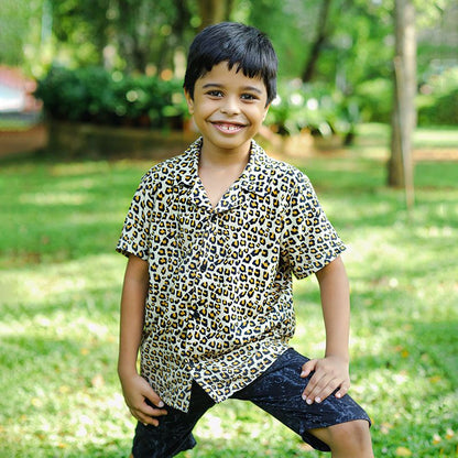 Leopard Kids Shirt (Brother and Sister) - Mydesignation