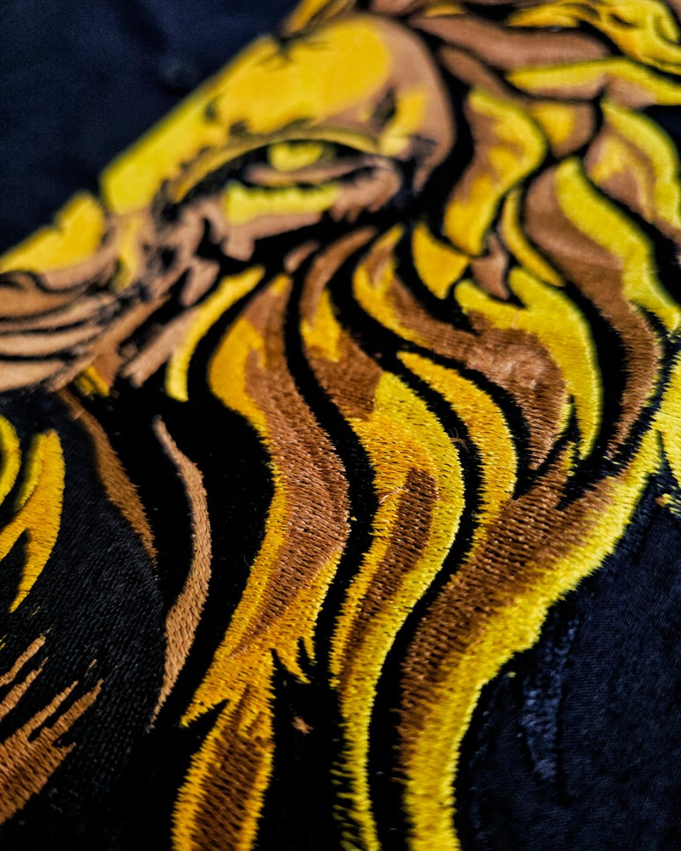 Lion Embroidered - Mydesignation