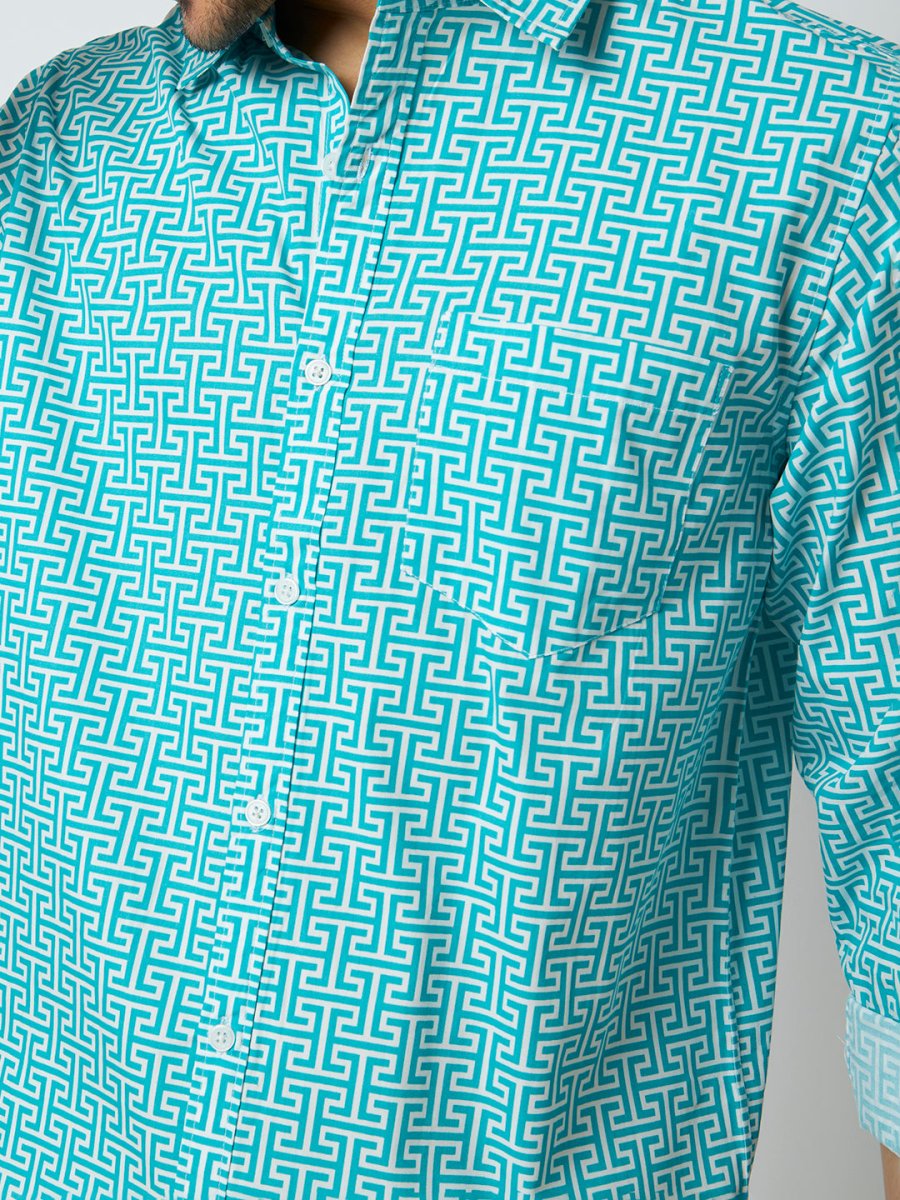 Luxe Blue - Fullsleeve Premium Lightweight Shirts for Mens