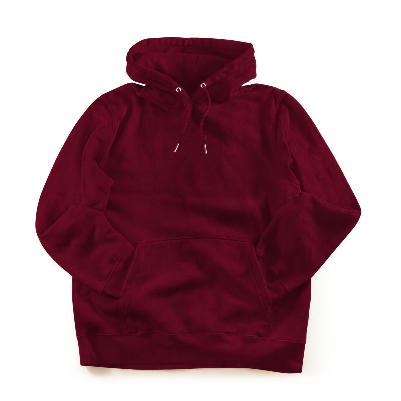 Maroon Basic Hoodie - Unisex Hooded Sweatshirt - Mydesignation