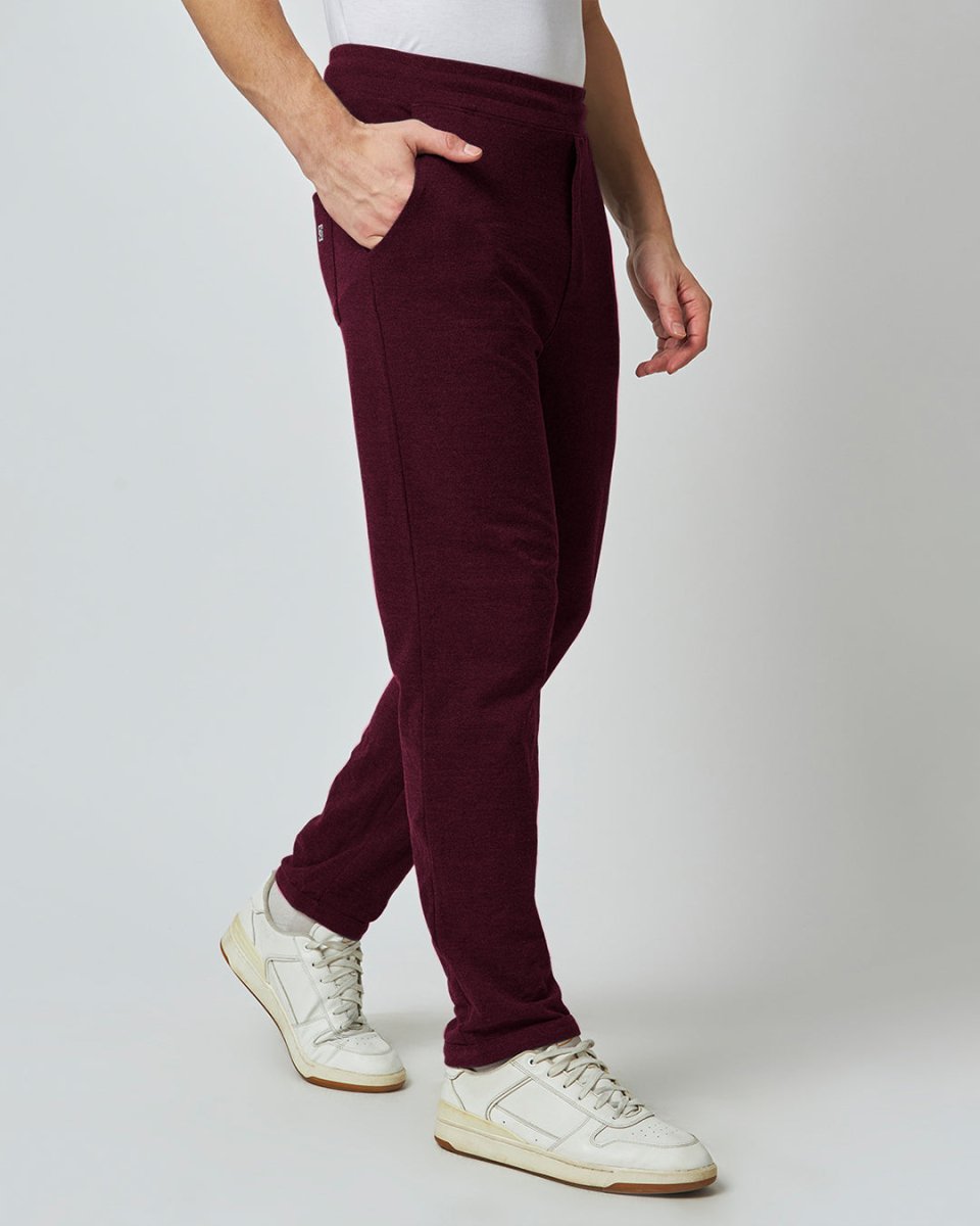 Maroon Everyday Pants - Premium Cotton - Mydesignation