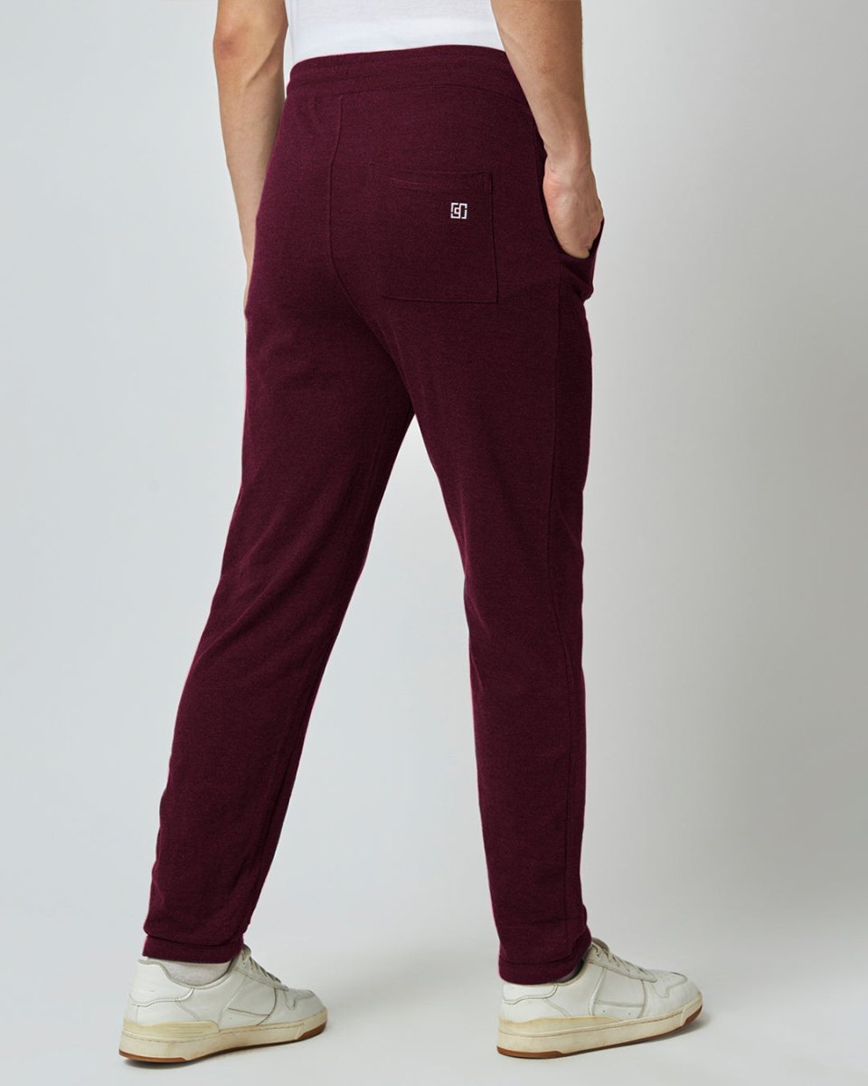 Maroon Everyday Pants - Premium Cotton - Mydesignation