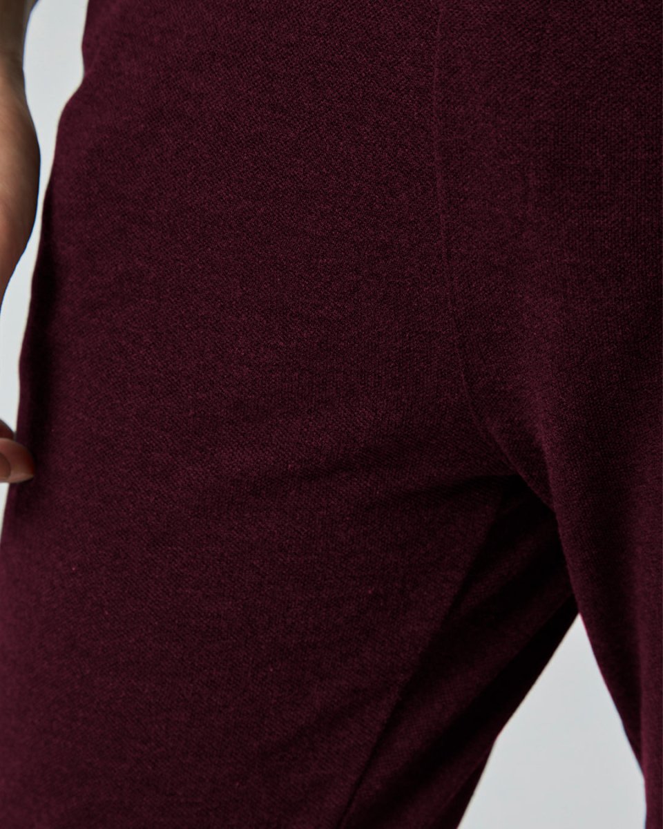 Maroon Everyday Pants - Premium Cotton - Mydesignation