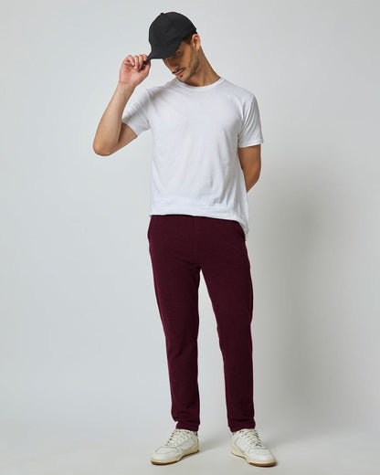 Maroon Everyday Pants - Premium Cotton - Mydesignation