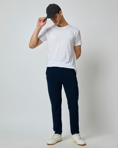 Navy Blue Everyday Pants - Premium Cotton - Mydesignation