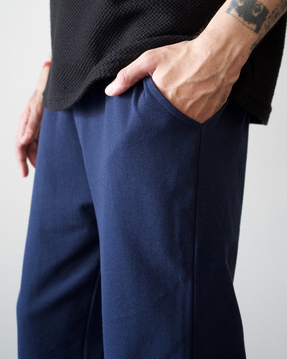 Navy Blue Everyday Pants - Premium Cotton - Mydesignation