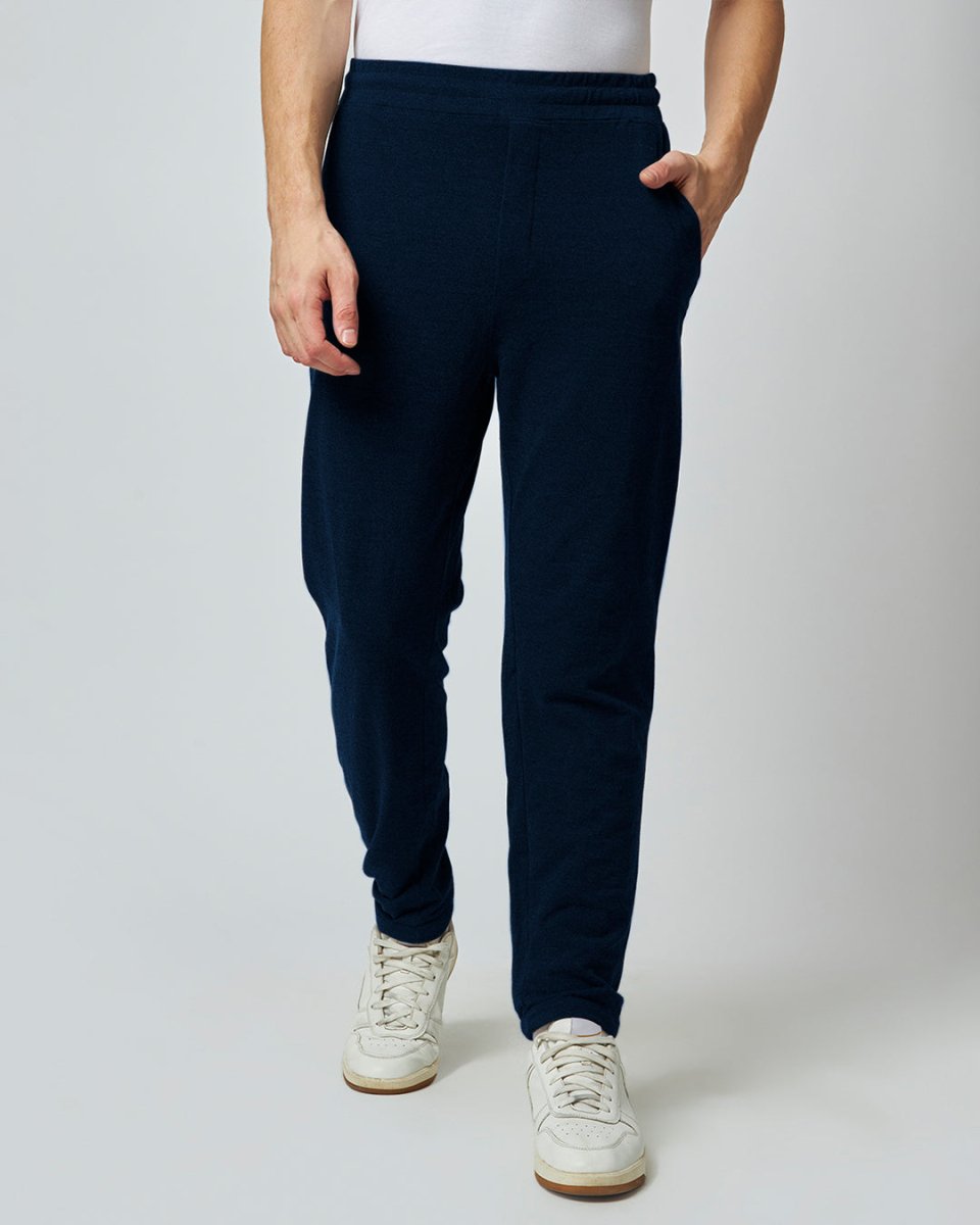 Navy Blue Everyday Pants - Premium Cotton - Mydesignation