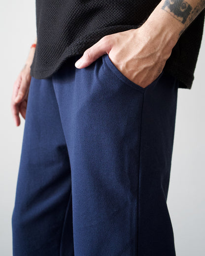 Navy Blue Everyday Pants - Premium Cotton