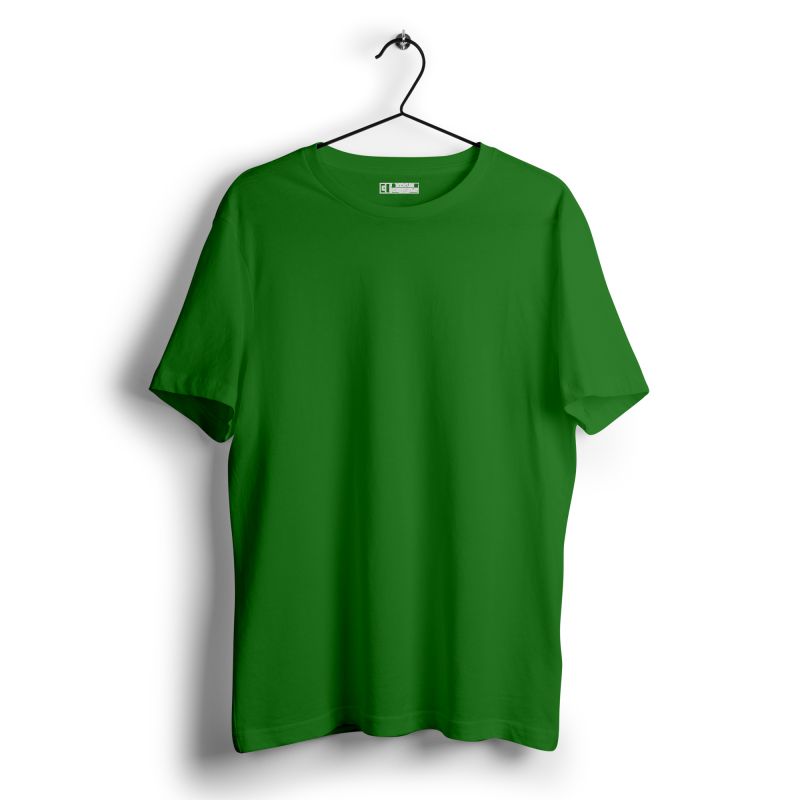 Parrot Green Plain T - shirt - Mydesignation