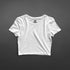 Peaceful White Crop Top for Women