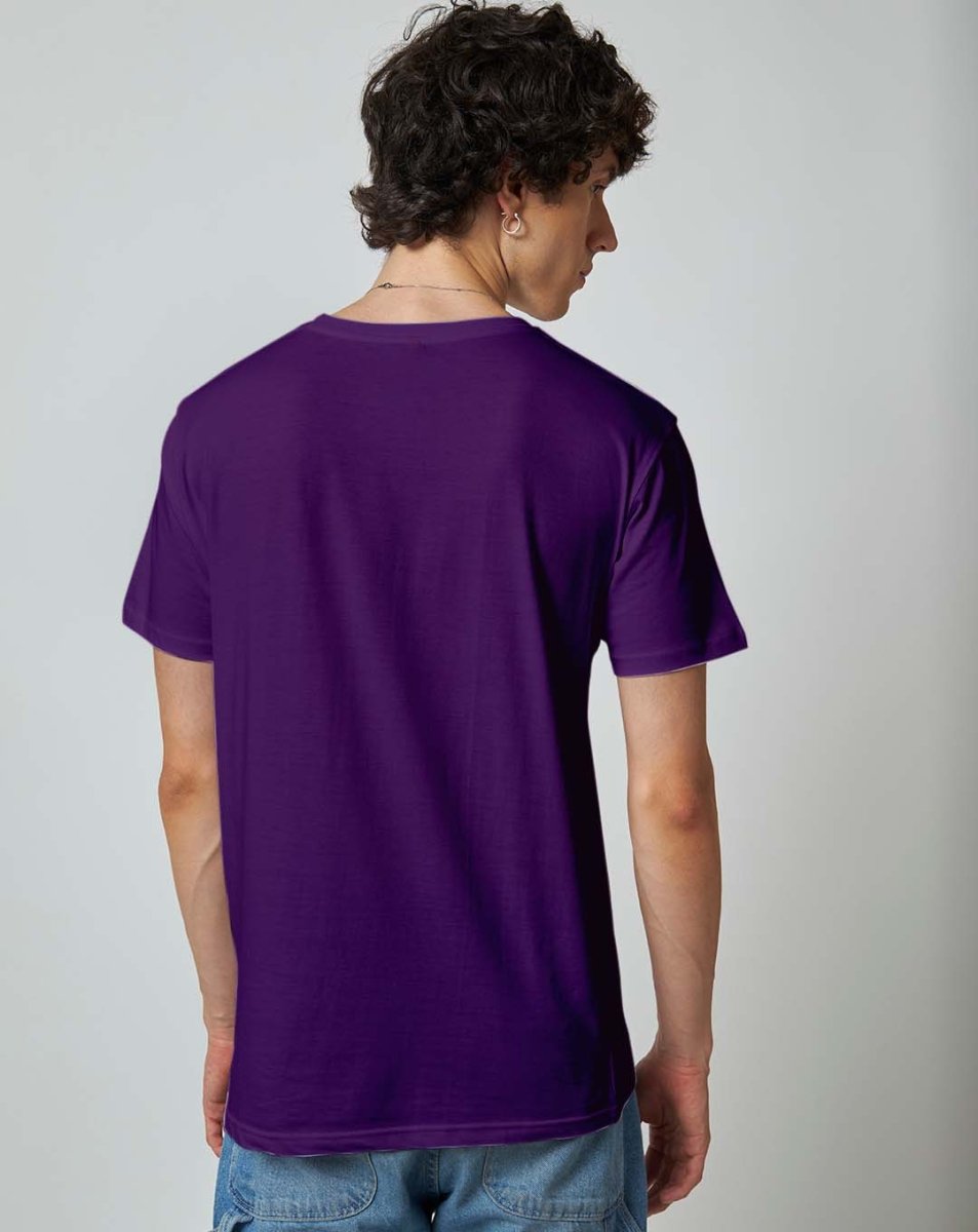 Purple Plain T-shirt - Mydesignation