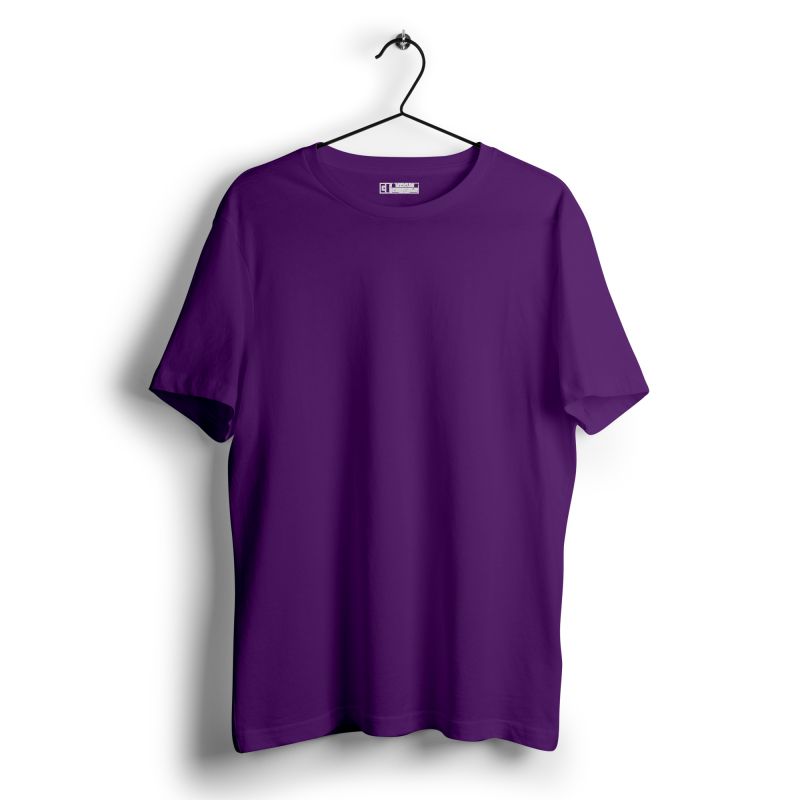 Purple Plain T - shirt - Mydesignation