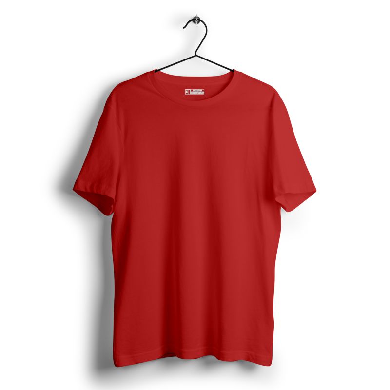 Red Plain T - shirt - Mydesignation
