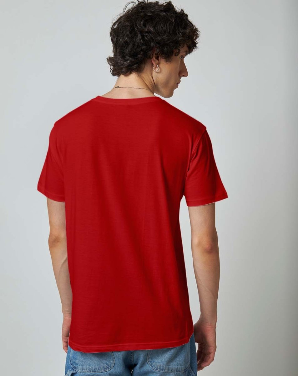 Red Plain T-shirt - Mydesignation