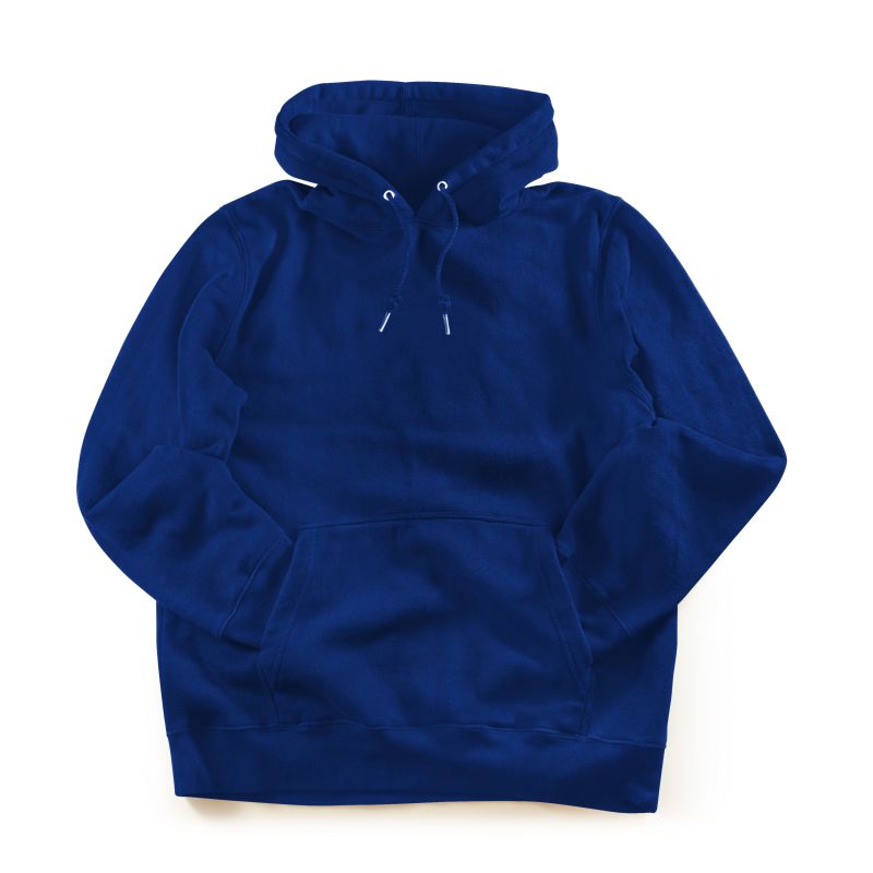 Royal Blue Basic Hoodie - Unisex Hooded Sweatshirt - Mydesignation