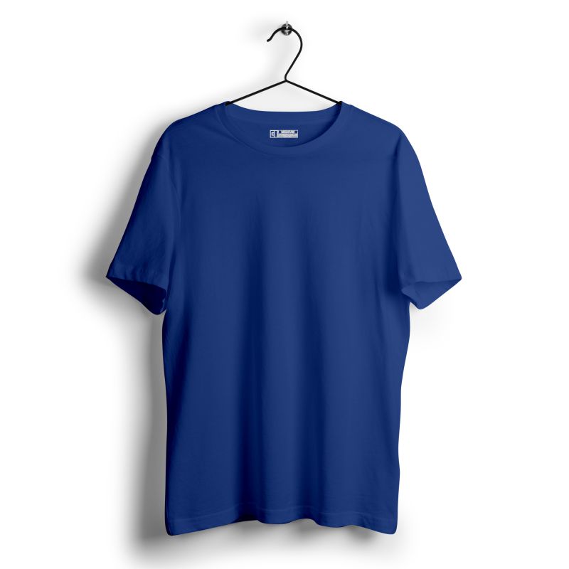 Royal Blue Plain T - shirt - Mydesignation