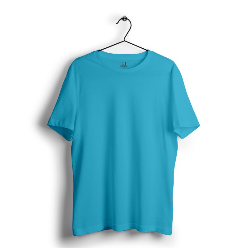 Sky Blue Plain T - shirt - Mydesignation