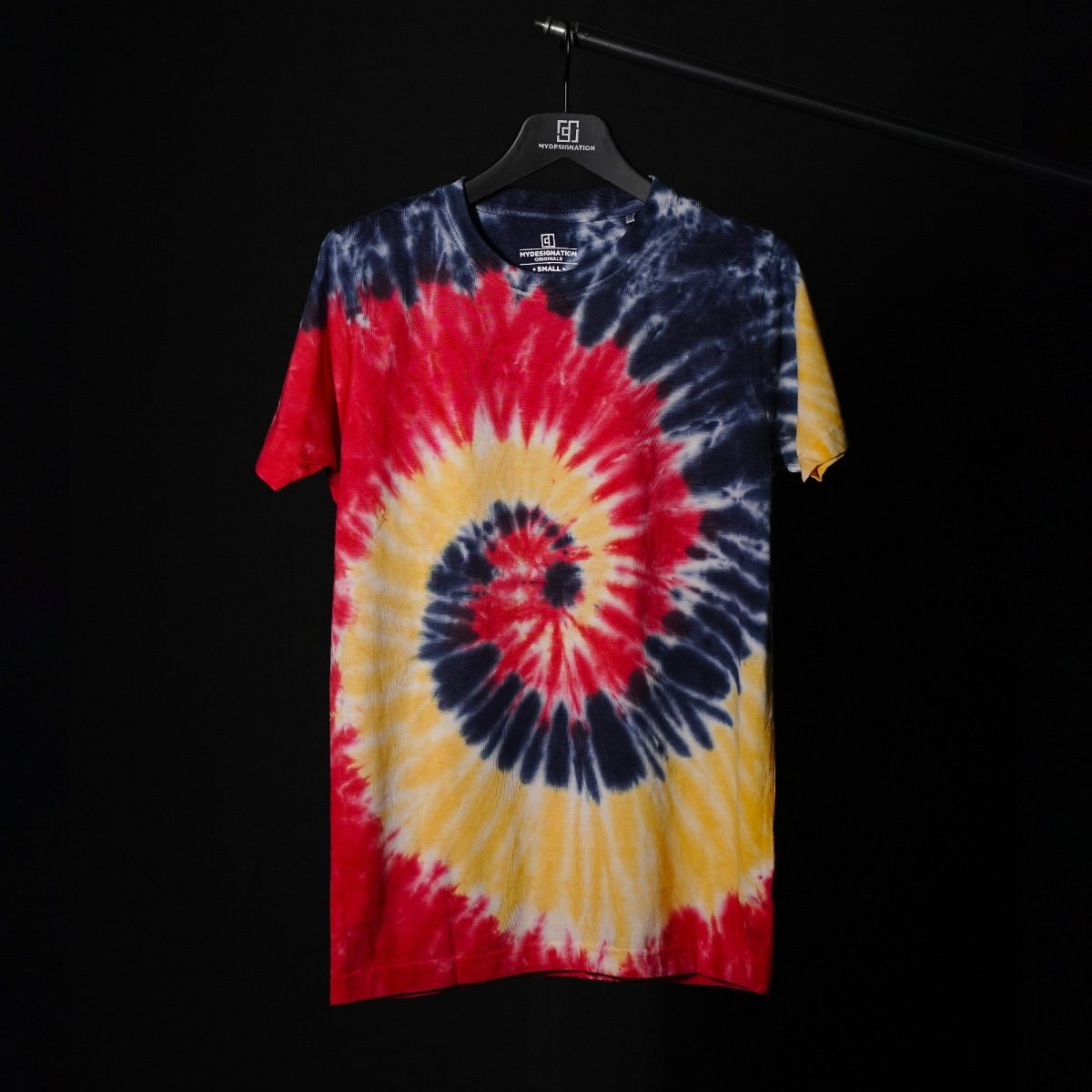 Multicolor Spiral Tie Dye T-Shirt Men