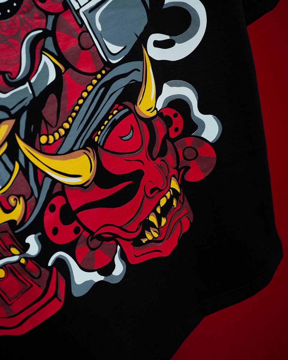 Theyyam Samurai Oversized Tee - Mydesignation