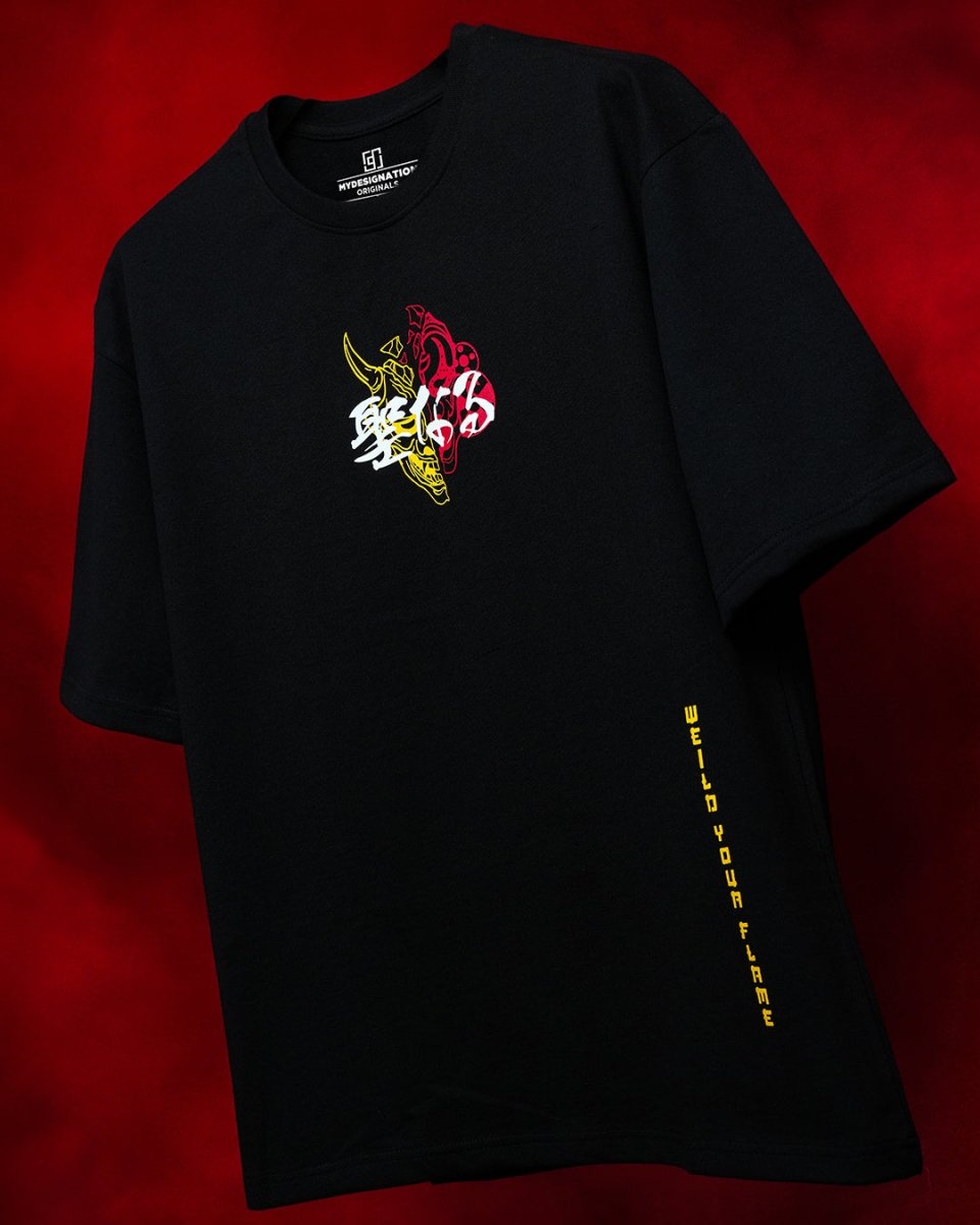 Theyyam Samurai Oversized Tee - Mydesignation