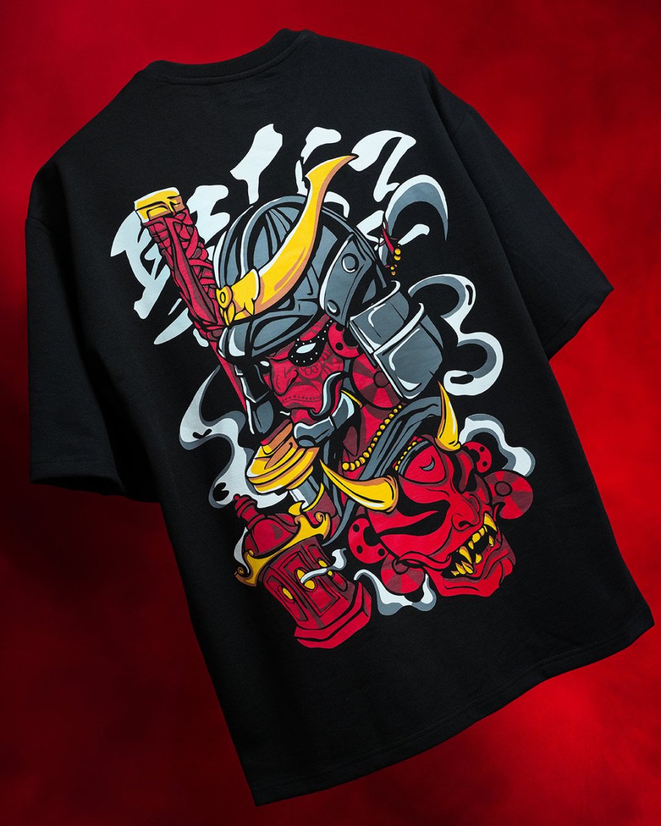 Theyyam Samurai Oversized Tee - Mydesignation