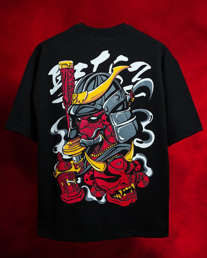 Theyyam Samurai Oversized Tee - Mydesignation