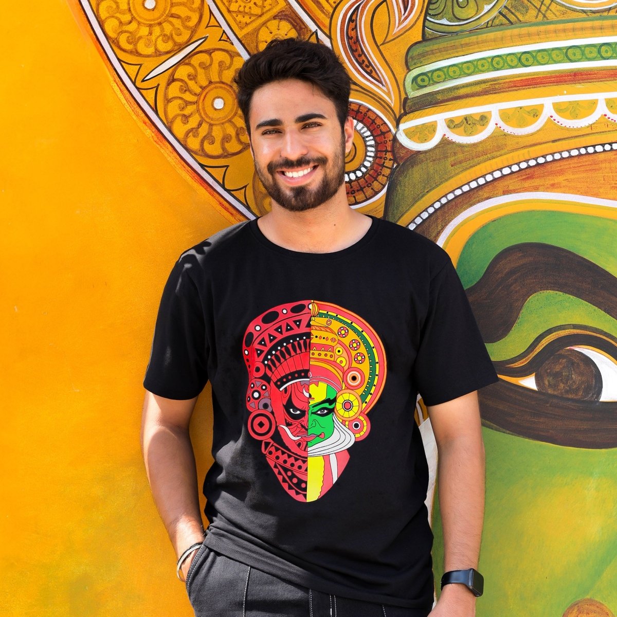 Buy Theyyam T Shirt Kathakali Print For Men Mydesignation