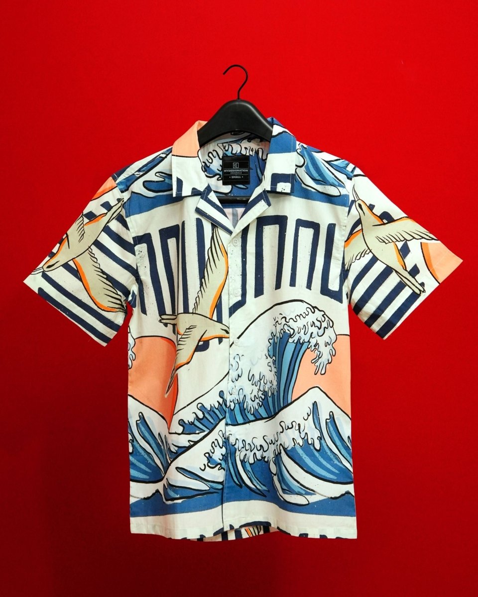 Wave Shirt for Men - Mydesignation