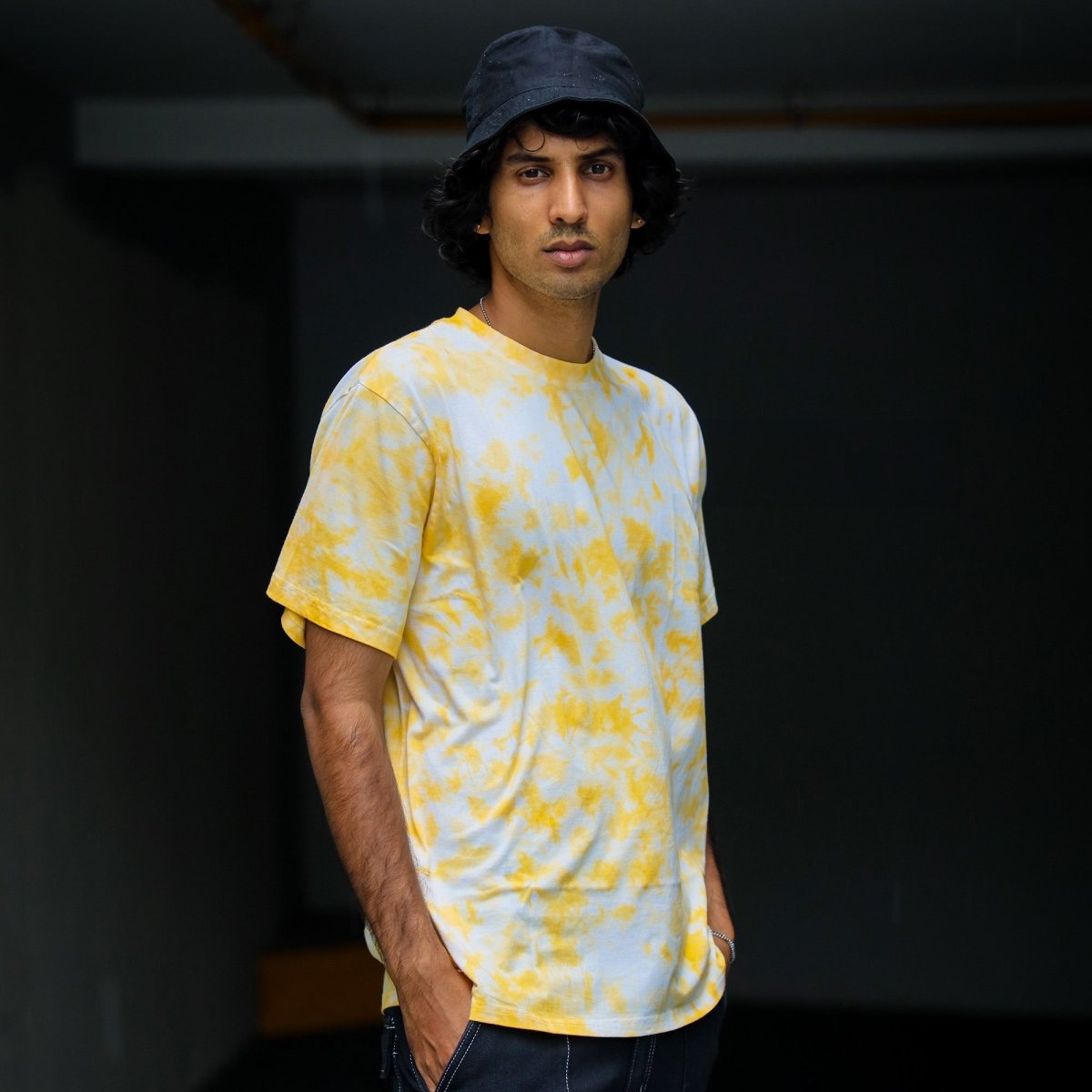 Yellow Sunshine Tie-dye Male - Mydesignation