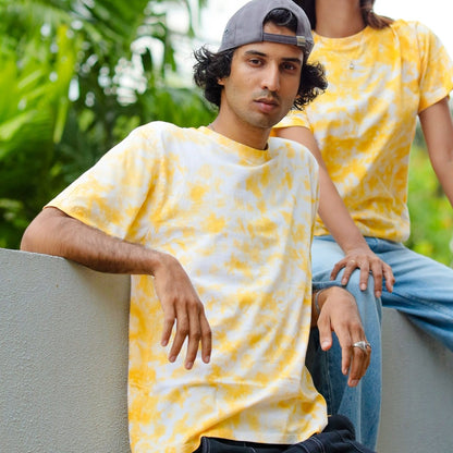 Yellow Sunshine Tie-dye for Male - Mydesignation