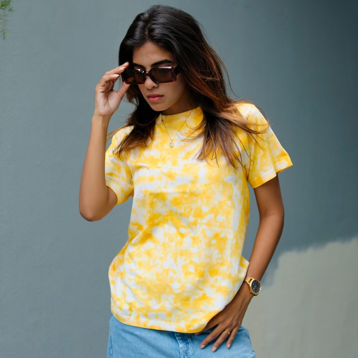 Yellow Sunshine Tie-dye Womens - Mydesignation